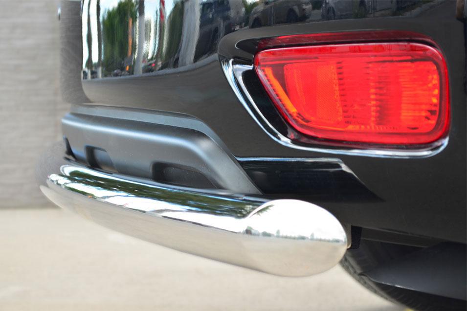 Защита заднего бампера d76 для Nissan Patrol 2014, Slitkoff, PATZ-001733