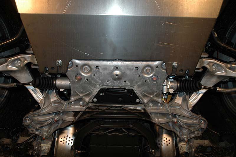 Защита картера для INFINITI Q50/Q60 (G 25) 2010 - 2014, V-2.5, Sheriff, алюминий 5 мм, арт. 15.1406