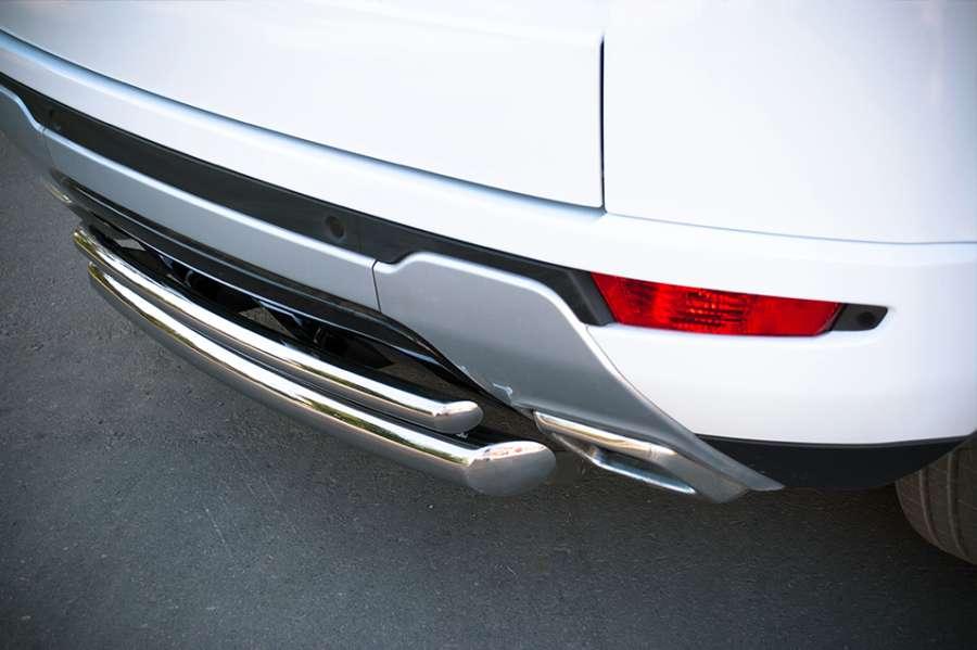 Защита заднего бампера d76/42 для Land Rover Evoque Dynamic 2011, Slitkoff REDZ-000667