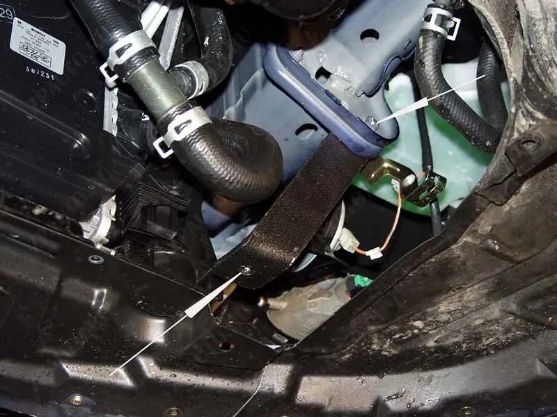 Защита картера и КПП для MAZDA 3 MPS  2006 - 2009, V-1,6; 2,0; 2,3, Sheriff, сталь 2,0 мм, арт. 12.1321