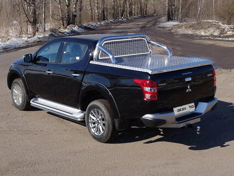 Защита кузова и заднего стекла 76,1 мм (для крышки)(без надписи) для автомобиля Mitsubishi L200 2015-, TCC Тюнинг MITL20015-37