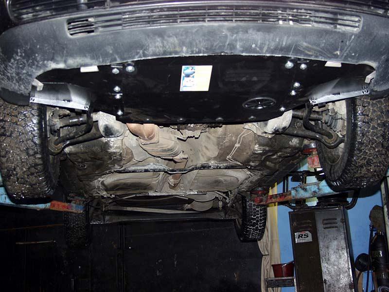 Защита картера для AUDI A 6    1994 - 1997, V-все кроме - 2,0; 2,5 D, Sheriff, сталь 2,0 мм, арт. 02.0087