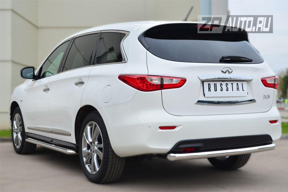 Защита заднего бампера d57 для Infiniti JX35, Slitkoff JXZ-001464