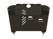 Защита картера и КПП для LEXUS RX350  2003 - 2008 V-, Sheriff, сталь сталь 2,0 мм, арт. 24.505