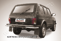 Уголки d57 Lada Niva 21213 5-дверная (1993-2023) Black Edition, Slitkoff, арт. Nivd012BE