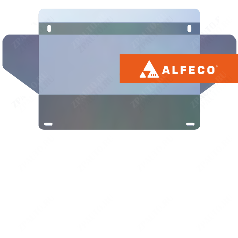 Защита  радиатора Foton Tunland II (G7) 2019- V-all , ALFeco, алюминий 4мм, арт. ALF6801al