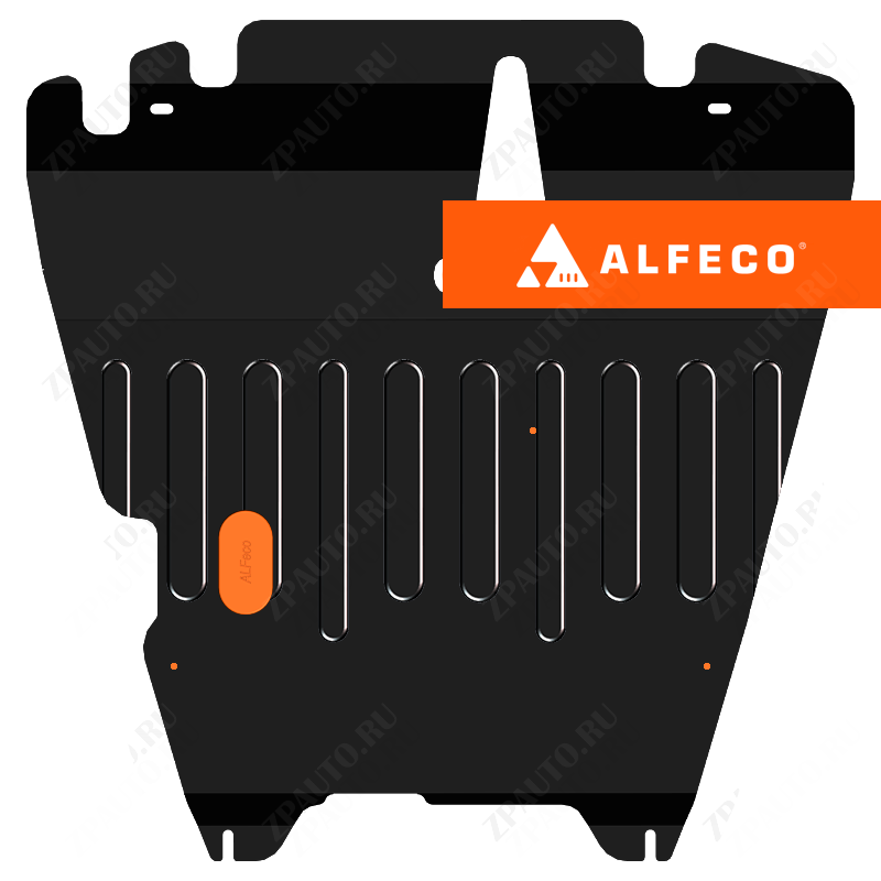 Защита  картера и КПП Mitsubishi Lancer Cedia 2000-2007 V-all , ALFeco, сталь 2мм, арт. ALF1401st-1