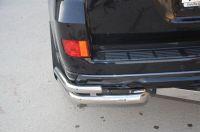 Защита заднего бампера угловая двойная для автомобиля TOYOTA Land Cruiser 200 Executive  2016, Россия TLCE200.16.20-1