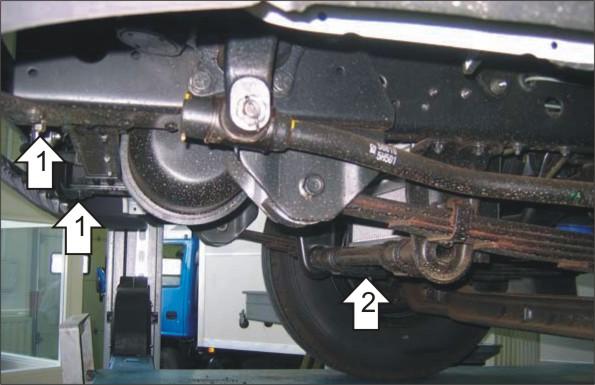 Защиты Грузовые Motodor (Радиатор), 2 мм, Сталь для Hyundai HD 72 2003- арт. 20903