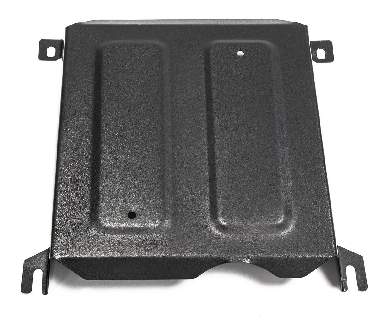 Защита заслонки системы выпуска ОГ АвтоБроня для Skoda Kodiaq (V - 2.0D (150 л.с.)) 2017-2021, штампованная, сталь 1.5 мм, без крепежа, 1.05117.1