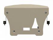 Алюминиевая защита радиатора на BMW X1 4WD, алюминий 5 мм, Sheriff (Шериф) 03.2118