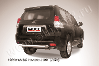 Защита заднего бампера d76 короткая Toyota Land Cruiser Prado J150 (2009-2013) , Slitkoff, арт. TOP020