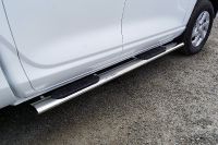 Пороги овальные с накладкой 120х60 мм Great Wall POER KINGKONG 2023- арт. GRWALPOERKK23-10