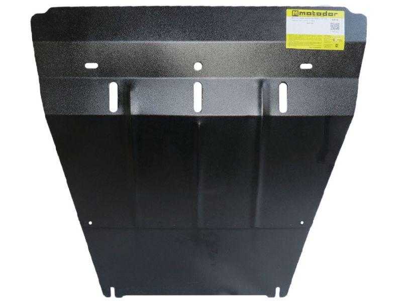 Защита двигателя, кпп стальная Motodor для Volvo XC90 2002-2015 (2 мм, сталь), 02619