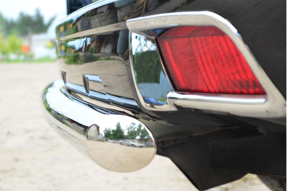 Защита заднего бампера d76 для Toyota LC Prado 150 2014, Slitkoff LCPZ-001718