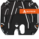 Защита  картера и КПП Mazda MPV (LY)4WD 2006-2016 V-2,3 , ALFeco, сталь 2мм, арт. ALF1306st-2