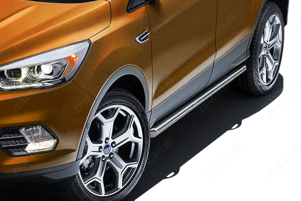 Защита порогов d57 труба Ford Kuga (2016-2019) , Slitkoff, арт. FKG16-005