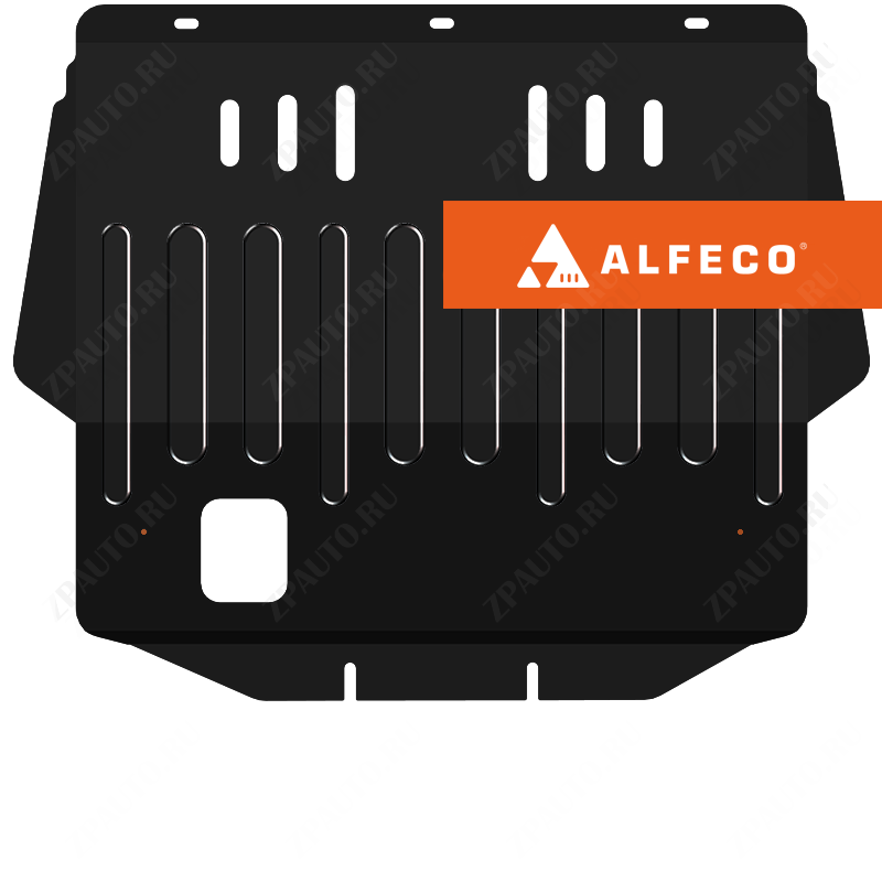 Защита  картера и КПП Peugeot 306 1994-2001 V-1,1; 1,4; 1,8;2,0;1,9D; 2,0D , ALFeco, сталь 2мм, арт. ALF0405st-2