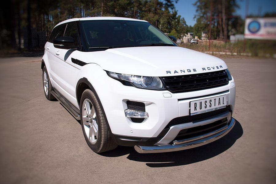 Защита переднего бампера d76/42 для Land Rover Evoque Dynamic 2011, Slitkoff REDZ-000656