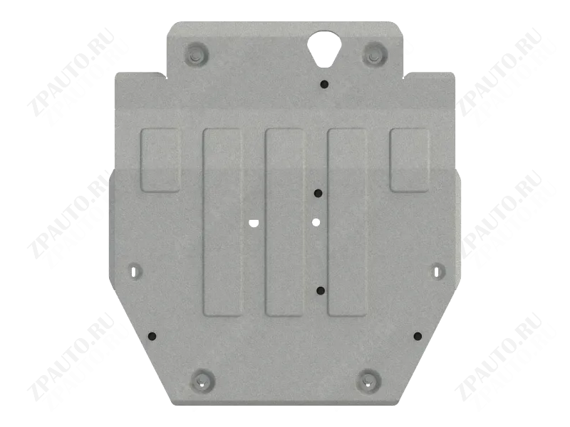 Защита картера и КПП для MITSUBISHI Delica  2007 - 2019, V-2,3D AT 4wd, Sheriff, алюминий 4 мм, арт. 14.5262