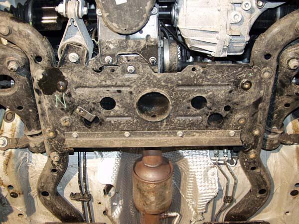 Алюминиевая защита картера и КПП на Mini Cooper S, алюминий 5 мм, Sheriff (Шериф) 04.0891