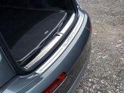 Накладки на задний бампер (лист шлифованный надпись quattro) для автомобиля Audi Q7 2015-