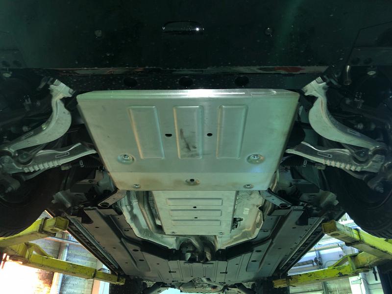 Защита картера и КПП для LAND  ROVER Range Rover Velar  2017 -, V-2.0 AT, Sheriff, алюминий 4 мм, арт. 28.3264