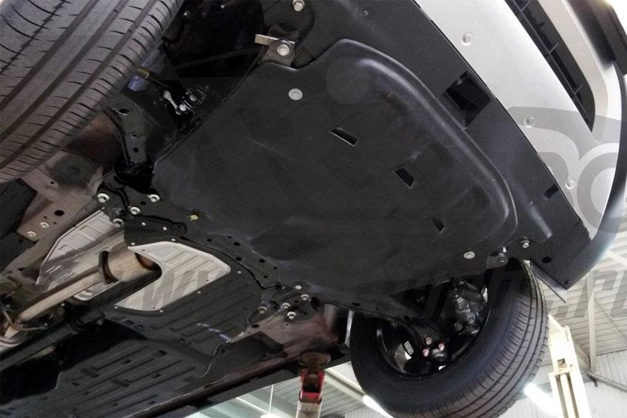 Композитная защита картера и КПП ProRoad для Honda CR-V IV 2015 (Хонда СР-В 4 2015-), ТРИ-АВС 09.31k
