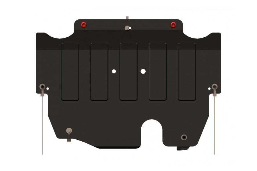 Защита картера и КПП для FORD S-Max  2006 - 2015, V-1.6 ; 2.0 ; 2.3, Sheriff, сталь 2,0 мм, арт. 08.0982