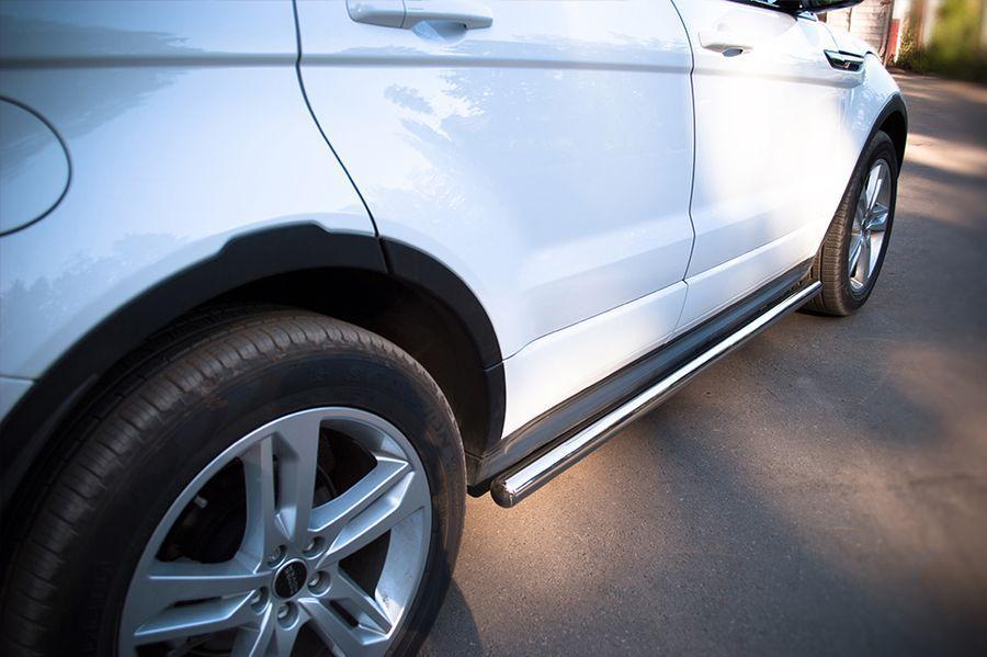 Пороги труба d57 вариант 3 для Land Rover Evoque Dynamic 2011, Slitkoff REDT-0006613