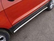 Пороги труба 60,3 мм для автомобиля Ford EcoSport 2014-, TCC Тюнинг FORECOSPOR14-12