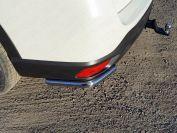 Защита задняя (уголки короткие) 42,4 мм для автомобиля Subaru Forester (S5) 2018-, TCC Тюнинг SUBFOR18-35