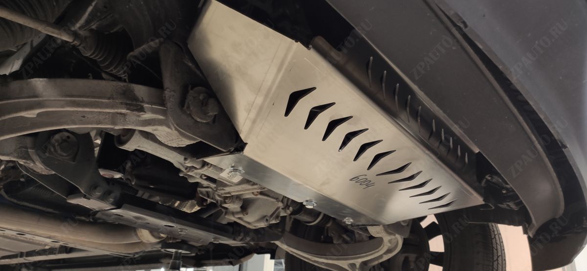 60.04ABC Защита радиатора DODGE RAM 1500 V-все, кроме V-3.6 (2018-) (Алюминий 4мм)