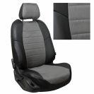 Чехлы для Hyundai Porter I (3 места), Алькантара, (Черный + Серый), Autopilot арт. kha-po-po-chese-a