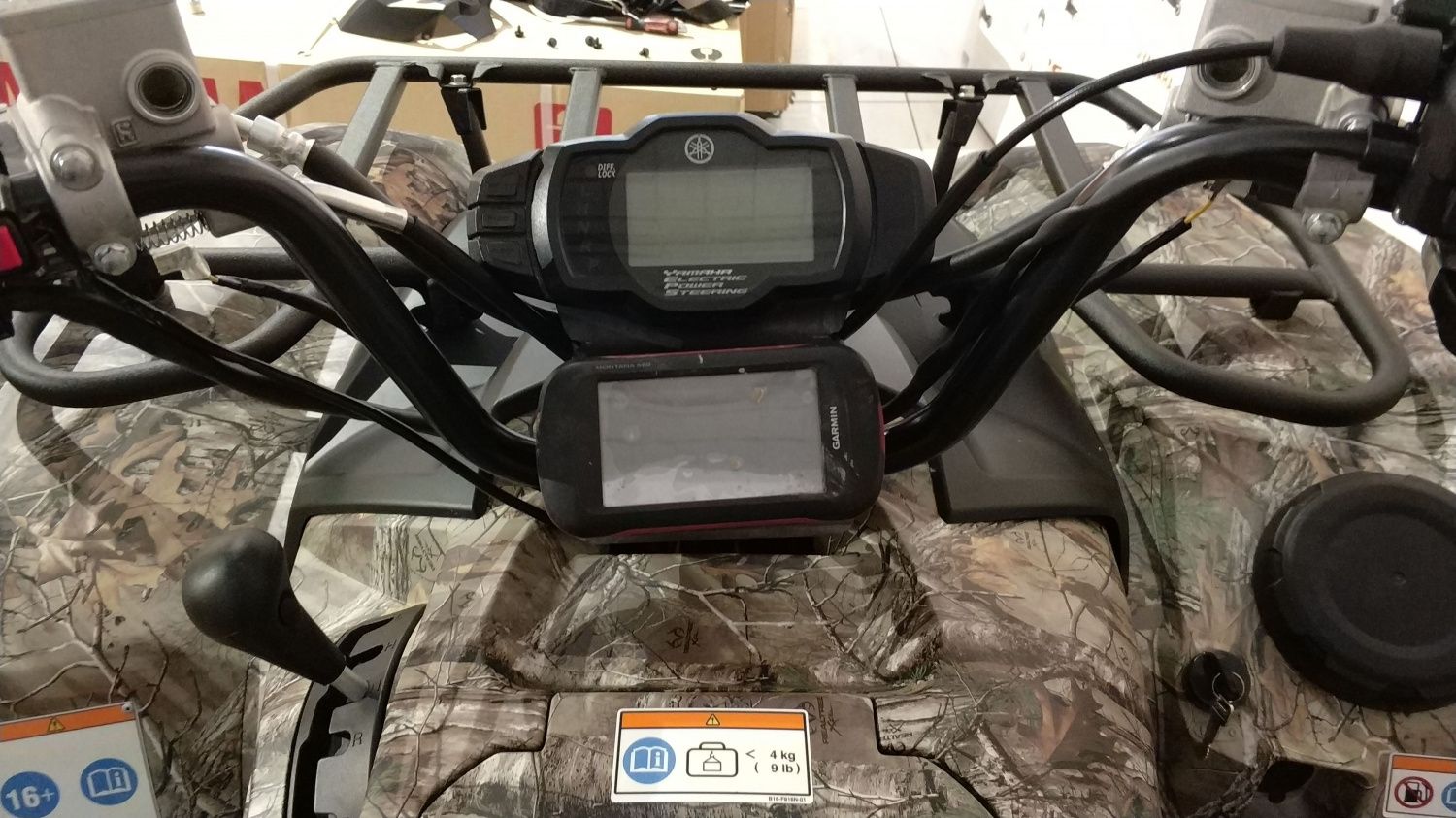 Кронштейн навигатора для YAMAHA Grizzly 700 2016 -, STORM, арт. MP 0422