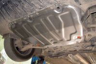 Защита  картера и КПП  для Ford Grand C-Max 2010-2019  V-all , ALFeco, алюминий 4мм, арт. ALF07260al-2