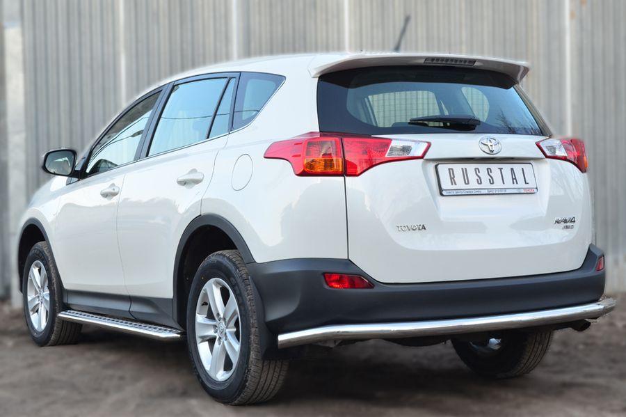 Защита заднего бампера d57 для Toyota RAV4 2012, Slitkoff TR4Z-001286
