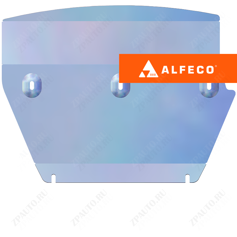 Защита  радиатора и картера Mitsubishi Delica D4 1993-2007 V-2,4 , ALFeco, алюминий 4мм, арт. ALF1432al