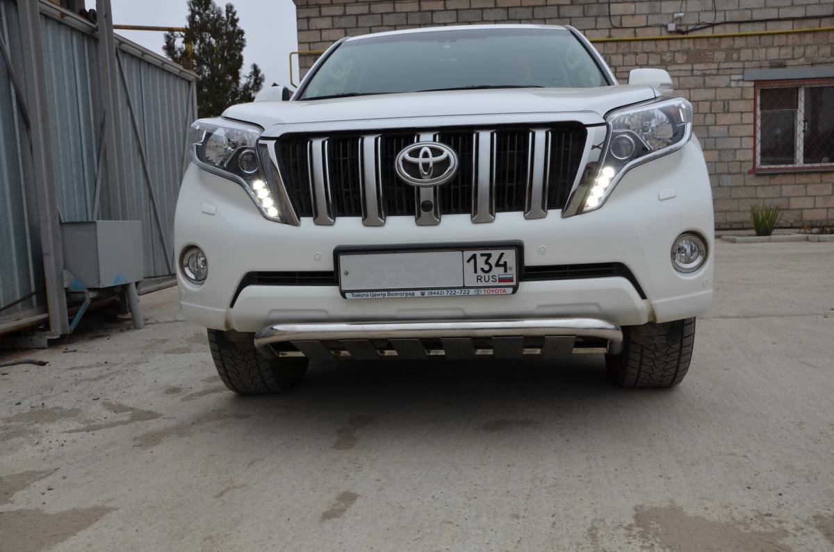 Дуга с защитой картера d53 для Toyota Land Cruiser Prado 150 2014, TLCP150.14.95, Россия