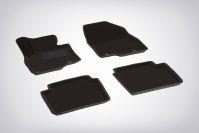 Ковры салонные 3D черные для Mazda 6 2012-, Seintex 83711