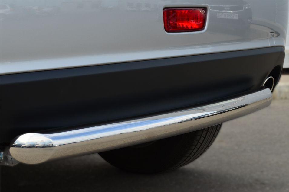 Защита заднего бампера d57 овал для Mitsubishi ASX 2013, Slitkoff MASZ-001327