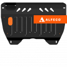 Защита  картера и КПП Toyota Raum (Z10) 1997-2003 V-1,5 2WD , ALFeco, сталь 2мм, арт. ALF24103st