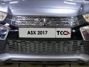 Решетка радиатора верхняя (лист) (комплект 4шт) для автомобиля Mitsubishi ASX 2017-, TCC Тюнинг MITSASX17-14