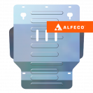 Защита  картера Suzuki Escudo 1998-2005 V-1,6; 2,0; 2,5; 2,7; 2,0D , ALFeco, алюминий 4мм, арт. ALF2312al-2