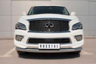 Защита переднего бампера d76 для Infiniti QX80, Руссталь IQXZ-002096