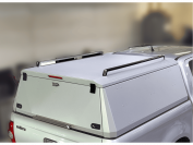 Кунг (алюминий Premium Silver) 2мм с рейлингами на крышу кунга (комплект Premium) JAC T8 Pro 4WD 2.4T МКПП 2023- арт. JACT8P23-38SILVER