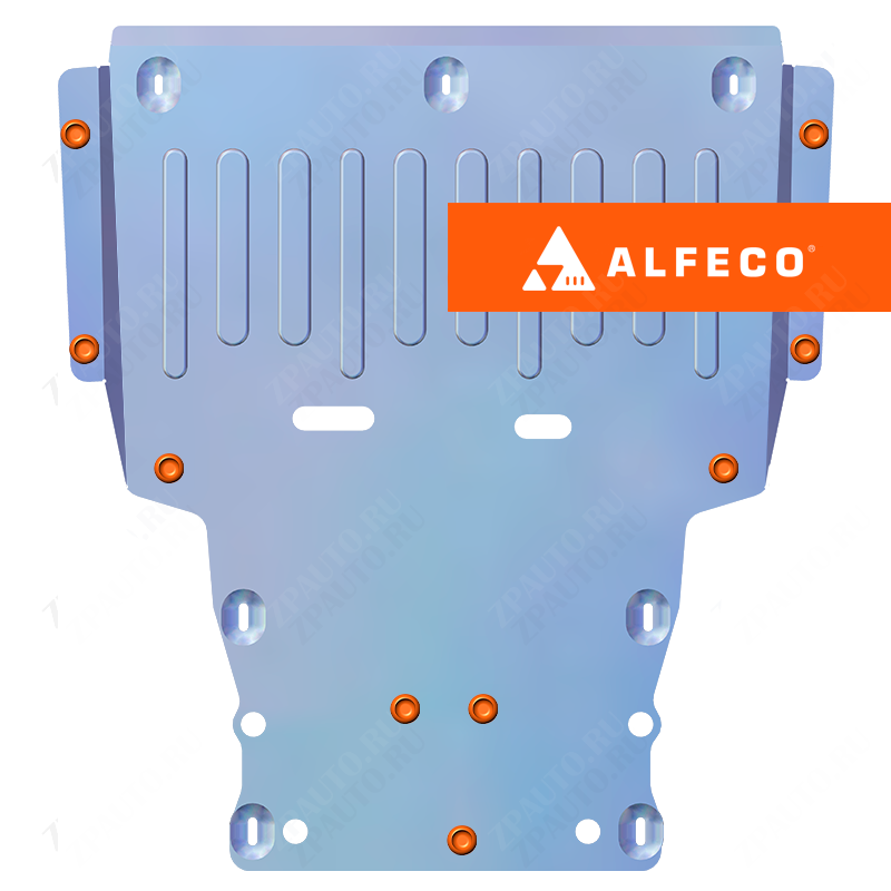 Защита  картера и КПП (большая) MB B-Class (W247) 2018- V-MB B-Class (W247) 2018-all , ALFeco, алюминий 4мм, арт. ALF3624al-1