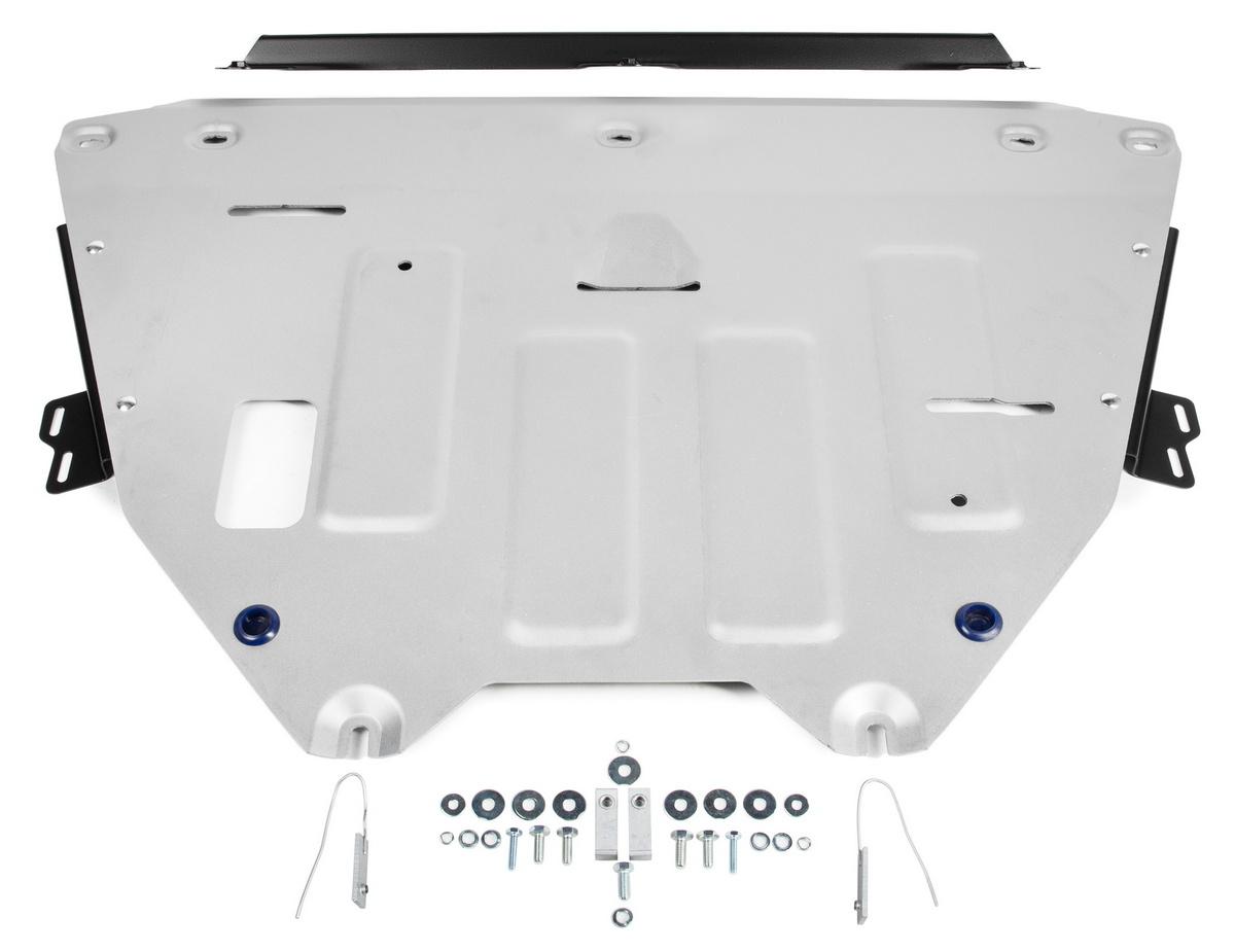 Защита картера и КПП Rival для Volvo XC40 4WD 2017-н.в., штампованная, алюминий 3 мм, с крепежом, 333.5913.1