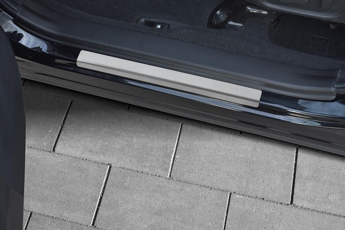 Накладки на пороги RUSSTAL (нерж., шлиф) SBFOR13-02 для SUBARU FORESTER(SJ) 2016-2018