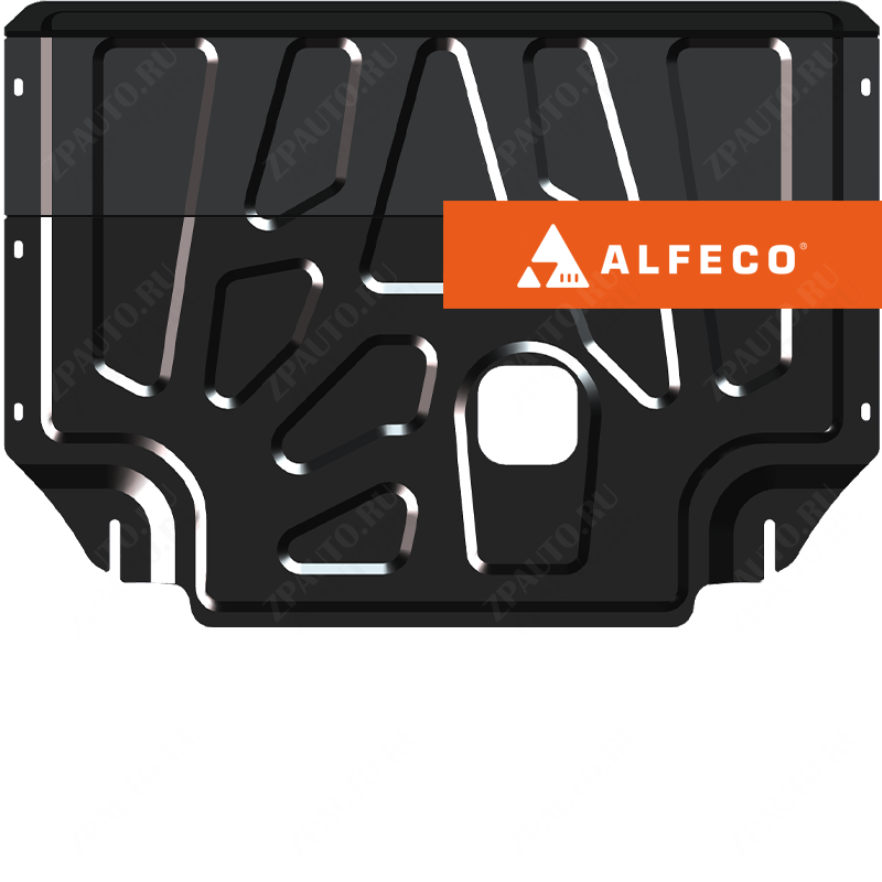 Защита  картера и КПП (малая) Ford Tourneo Custom FWD 2012-2021 V-2.2TD , ALFeco, сталь 2мм, арт. ALF0740st